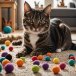 Brinquedos para reduzir o tédio e divertir seu gato