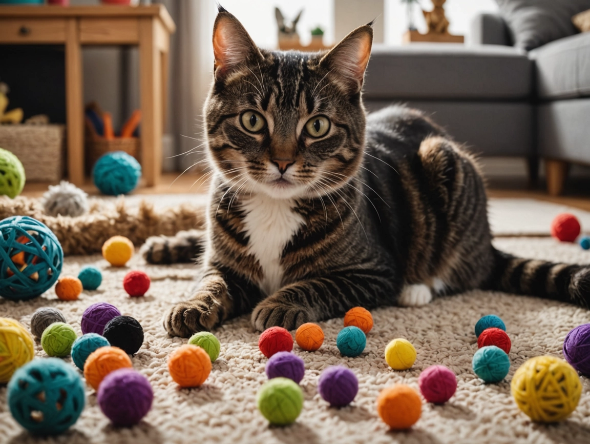 No momento, você está visualizando Brinquedos para reduzir o tédio e divertir seu gato